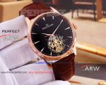 Perfect Replica Jaeger LeCoultre Flying Tourbillon Watch Rose Gold